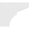 Ekena Millwork Standard Monterey Architectural Grade PVC Rafter Tail, 6"W x 10"H X 12"L RFTP06X10X12MON - alternate 2